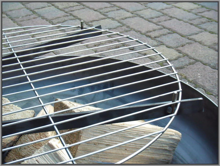 Grillrost Ø 60 cm für alle Feuerschalen ; Universell einsetzbarer Grillrost für alle Feuerschalen mi