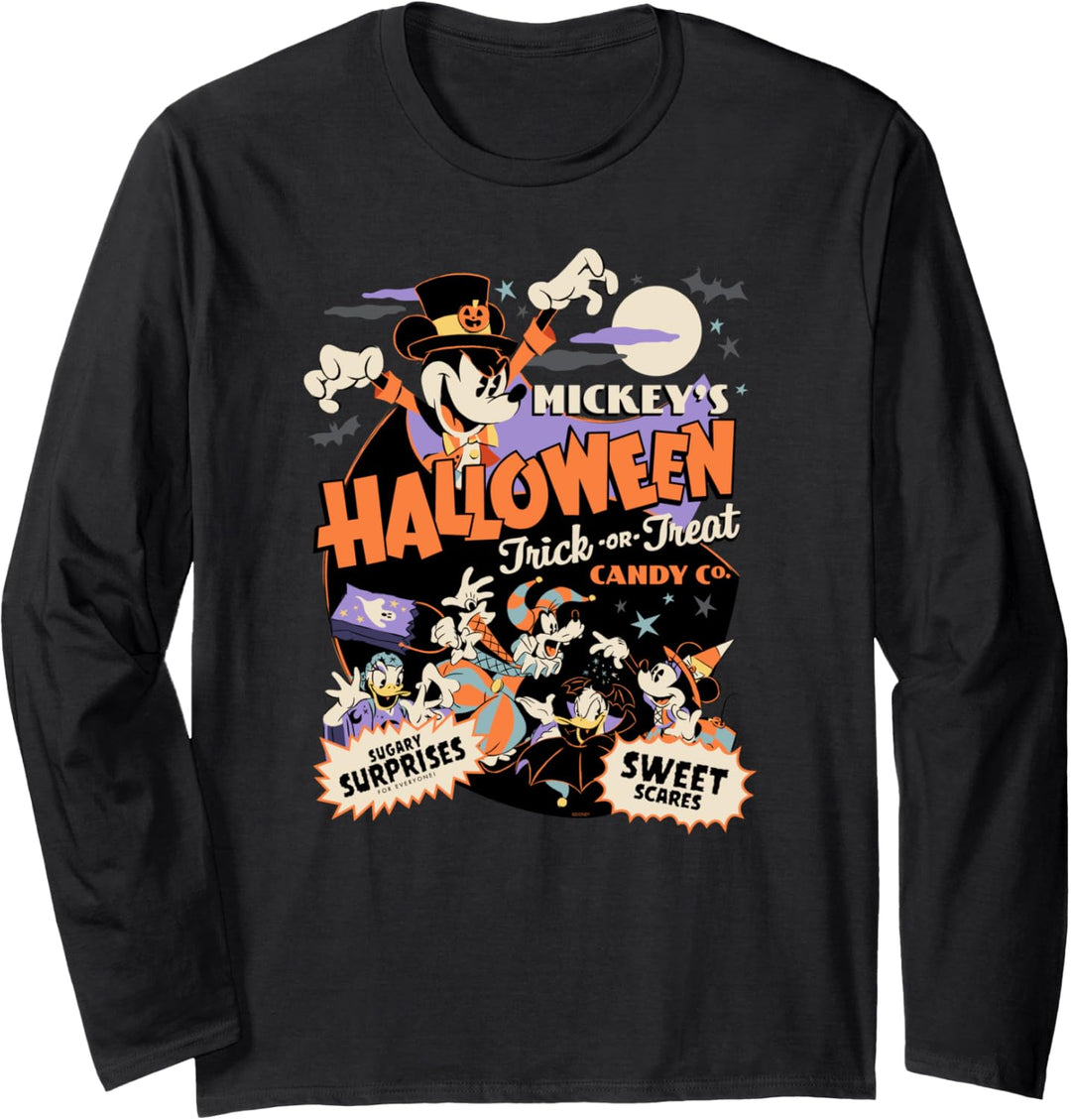 Disney Mickey’s Halloween Trick or Treat Candy Co. Langarmshirt
