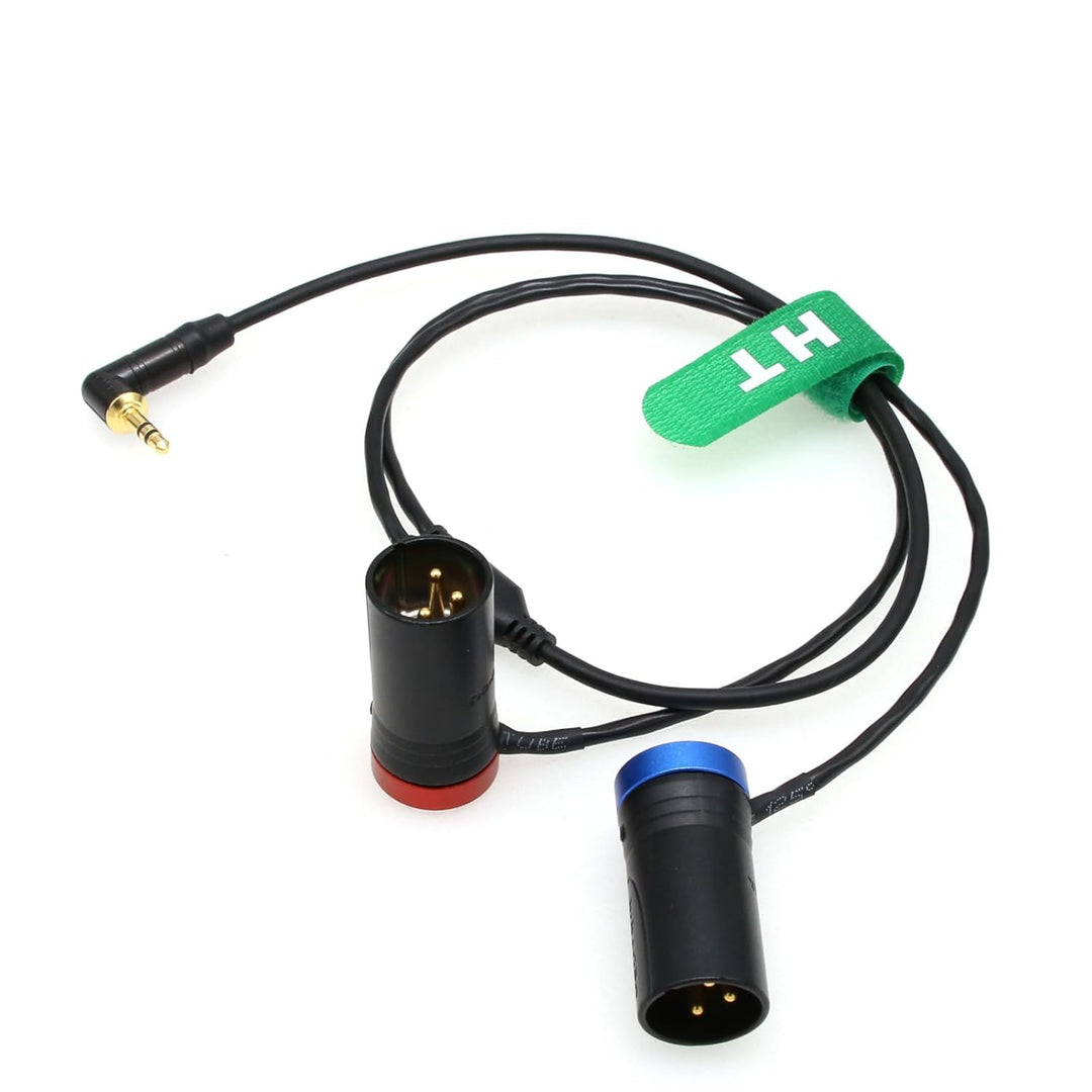 Audiokabel für Rode Wireless GO II Mikrofon auf Sony FX9 Kamera Sound Mixer Recorder, 3,5 mm 1/8 Zol
