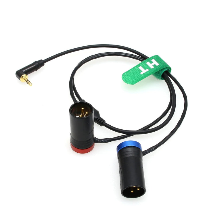 Audiokabel für Rode Wireless GO II Mikrofon auf Sony FX9 Kamera Sound Mixer Recorder, 3,5 mm 1/8 Zol