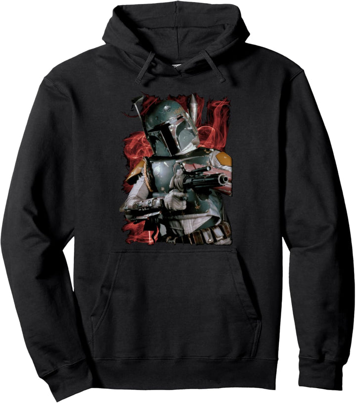 Star Wars Boba Fett Ready To Fire Detailed Photo Pullover Hoodie