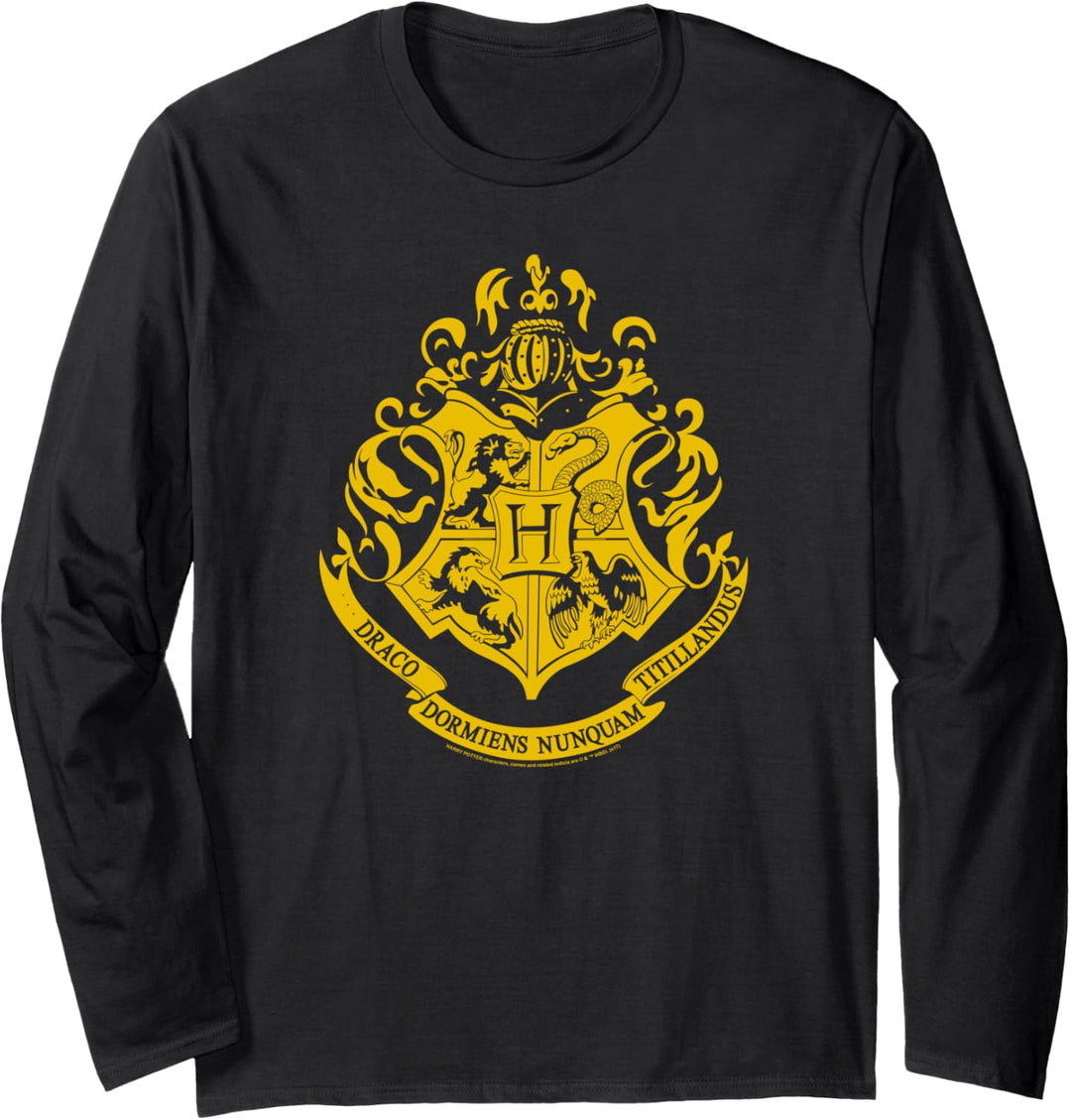 Harry Potter Hogwarts Crest Langarmshirt