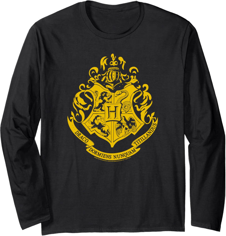 Harry Potter Hogwarts Crest Langarmshirt