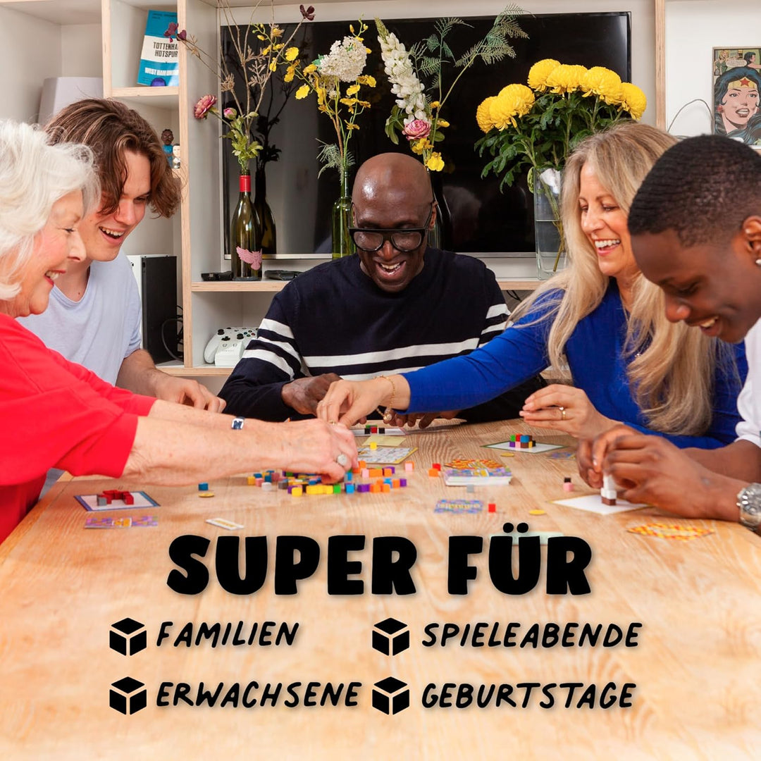 Big Potato Block Party: BAU Spiel mit farbenfrohen Blöcken für Kinder ab 8+ Jahren, Erwachsene und F