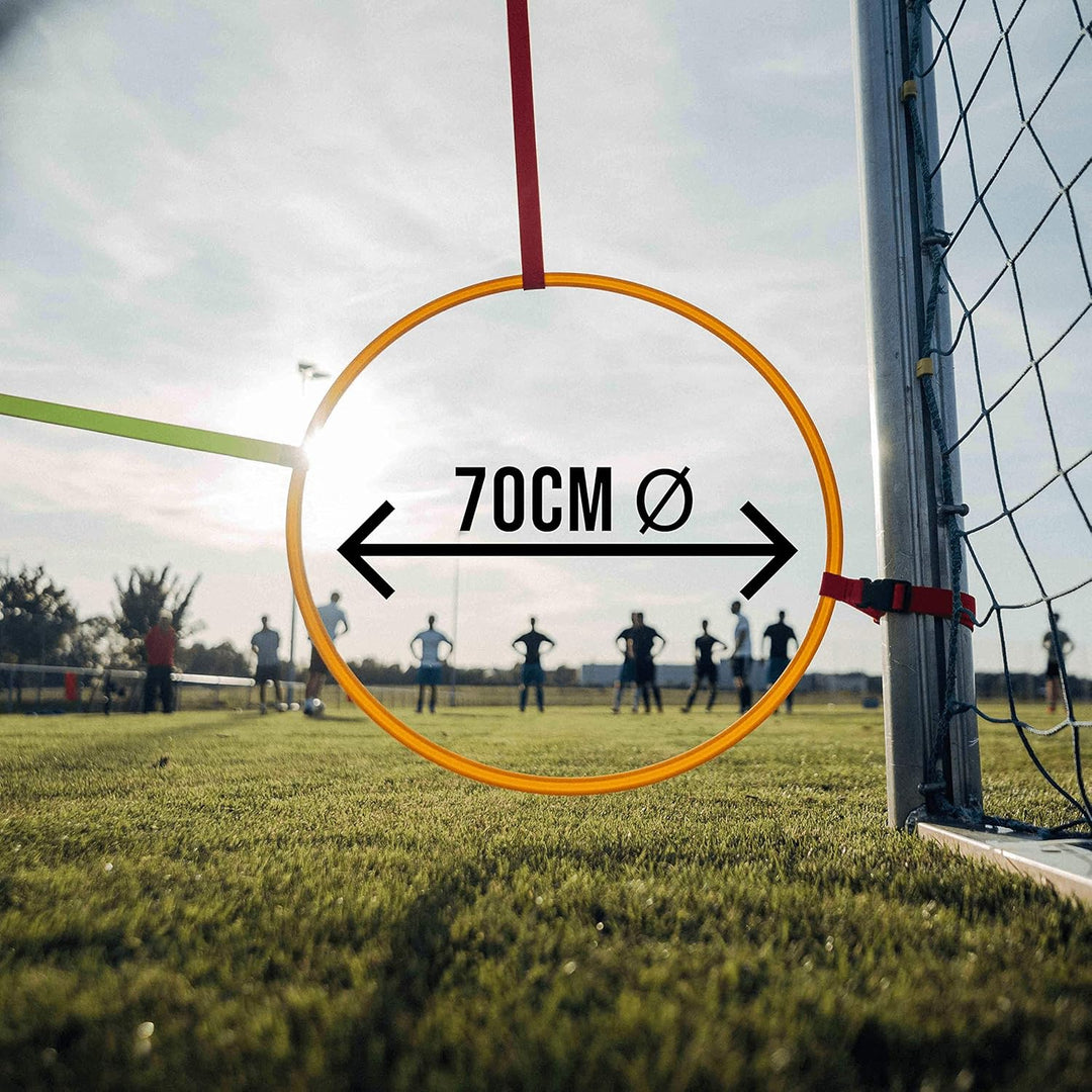 Torwand für Fussball mit Bänder um professionell und effektiv zu trainieren/Tor-Technik-Set/Fussball