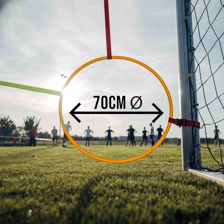Torwand für Fussball mit Bänder um professionell und effektiv zu trainieren/Tor-Technik-Set/Fussball