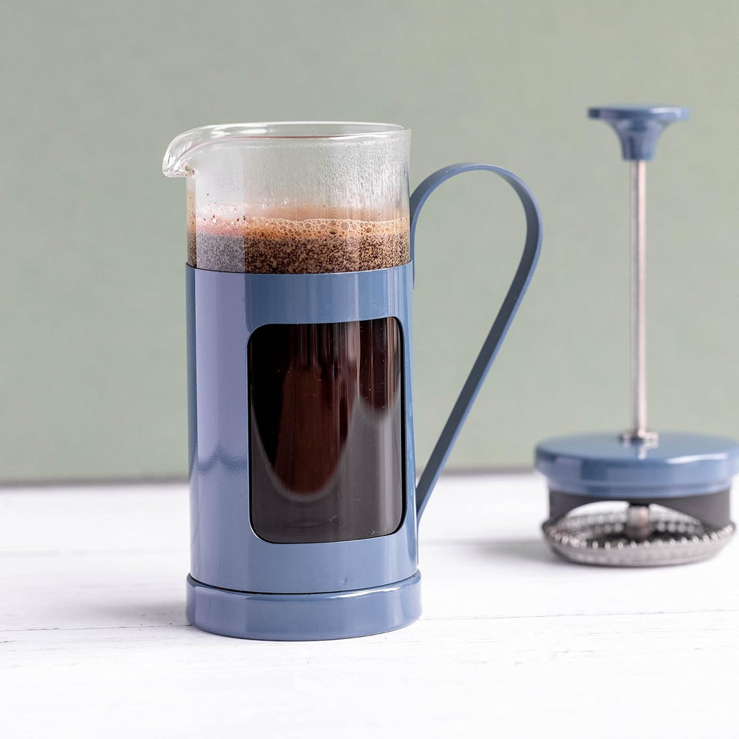 La Cafetière Monaco Cafetière Glas/Edelstahl 3 Tassen (blau), Blau