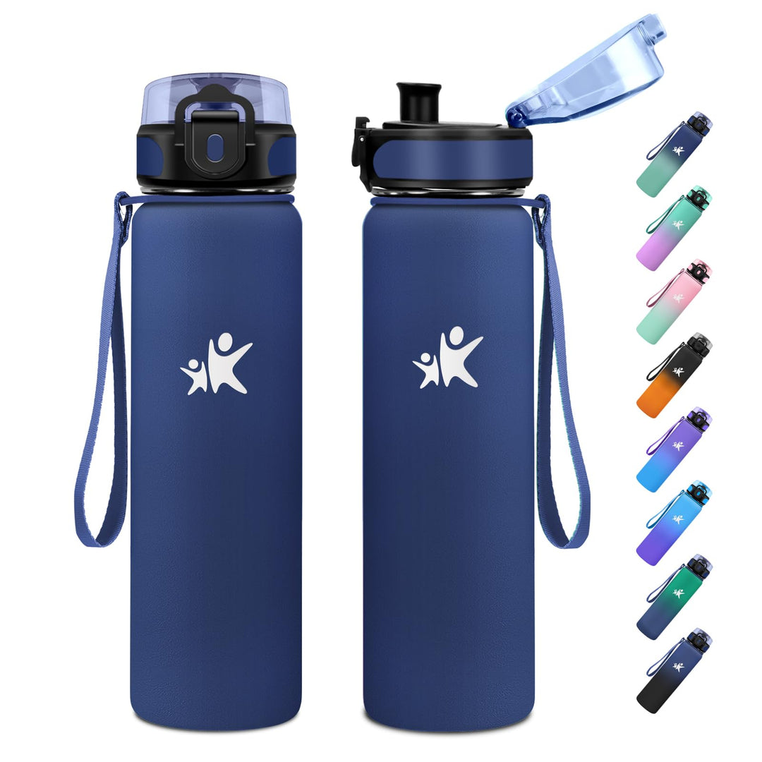 Thermosflasche 1L, Auslaufsicher Thermoskanne, BPA-Frei Isolierflasche, Trinkflasche Edelstahl für S