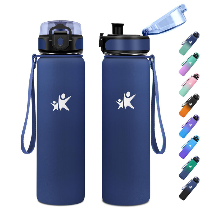 Thermosflasche 1L, Auslaufsicher Thermoskanne, BPA-Frei Isolierflasche, Trinkflasche Edelstahl für S
