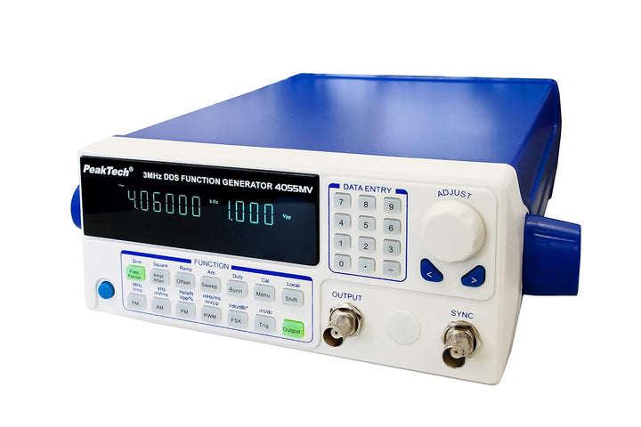 PeakTech Funktionsgenerator 10µHz - 3MHz mit 10W Leistungsverstärker / Fernsteuerung über USB / FM,