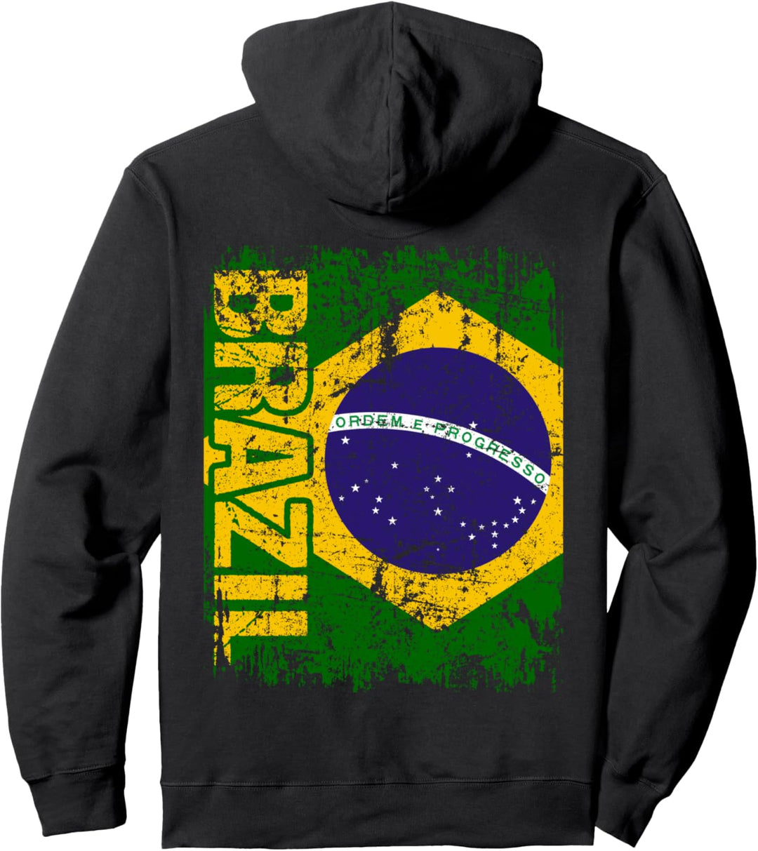 BRASILIEN Flagge | Damen Herren Kinder BRASILIEN BRAZIL Pullover Hoodie