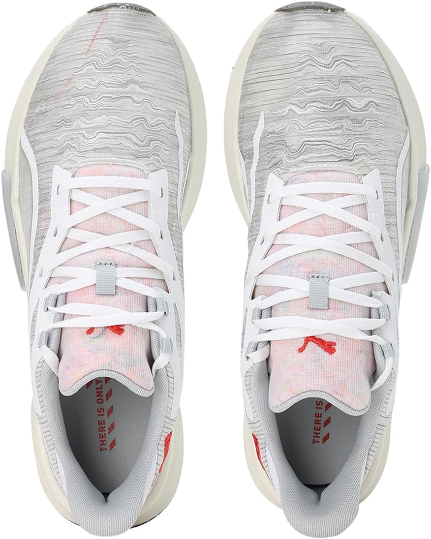 PUMA Herren Pwrframe Tr Re:Collection Gymnastikschuh, 40.5 EU Puma White Platinum Gray