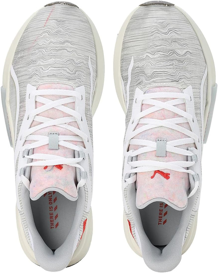 PUMA Herren Pwrframe Tr Re:Collection Gymnastikschuh, 40.5 EU Puma White Platinum Gray