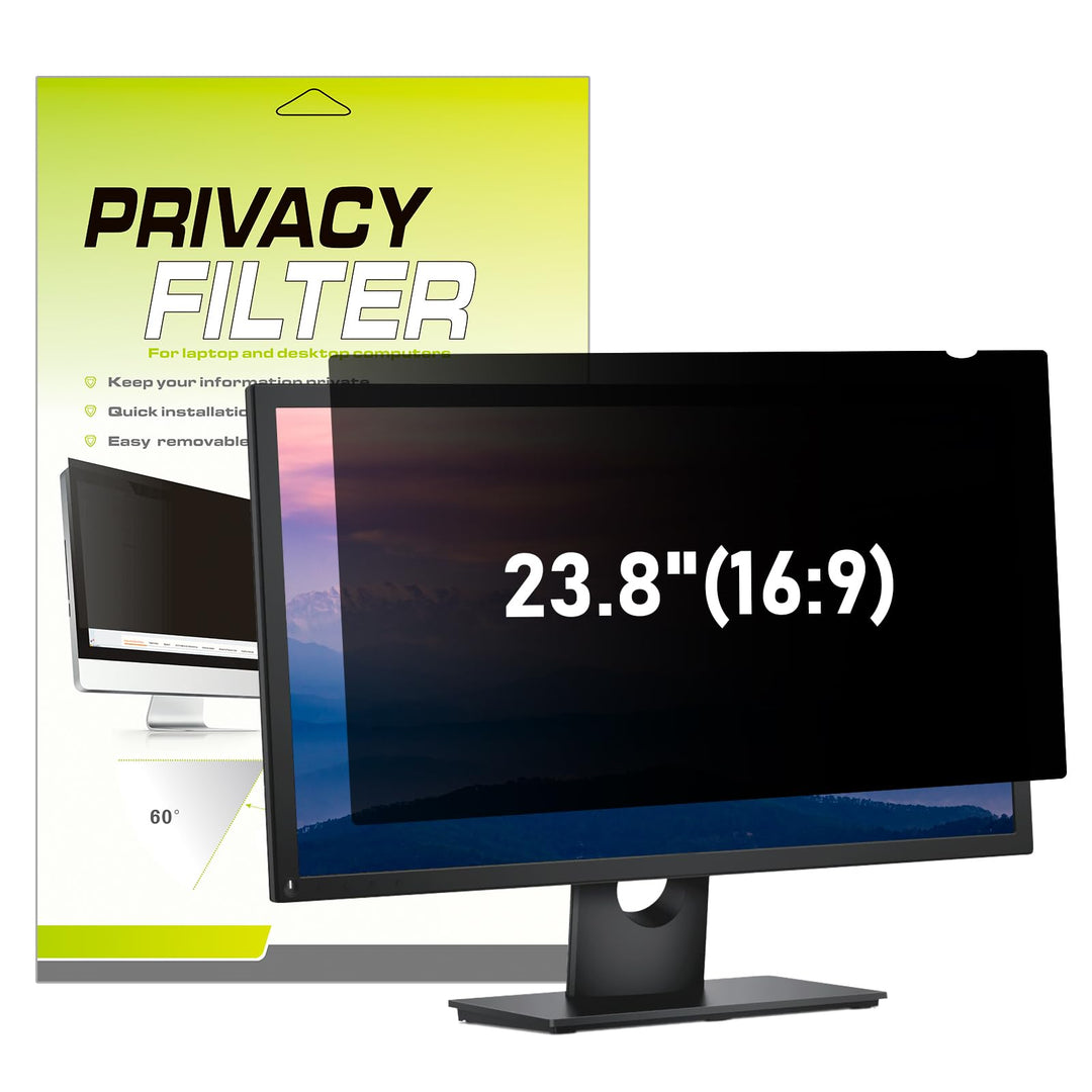 LAMA Blickschutzfilter für 23,8 Zoll Monitor, Blickschutzfolie Blickschutzfilter Computer Monitor Un