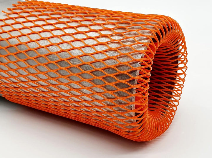 Ø50-100 mm | Orange | Netzschlauch Verpackungsnetz Netzschutzschlauch | 50 Meter | Starke Ausführung