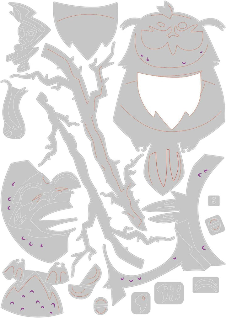 Sizzix 664730 Thinlits Schneidesatz, 16er Pack, Arthur Colorize von Tim Holtz, Arthur