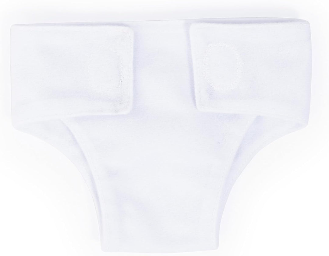 Bayer Design 73098AA Puppen Stoffwindeln 4 Stück, wiederverwendbar, mit Klett, Wickelzubehör für Bab