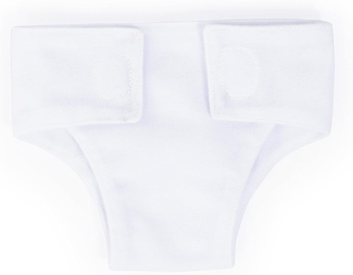 Bayer Design 73098AA Puppen Stoffwindeln 4 Stück, wiederverwendbar, mit Klett, Wickelzubehör für Bab