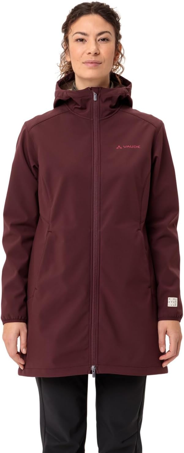 VAUDE Damen Women's Moena Softshell Parka Jacke, dark oak