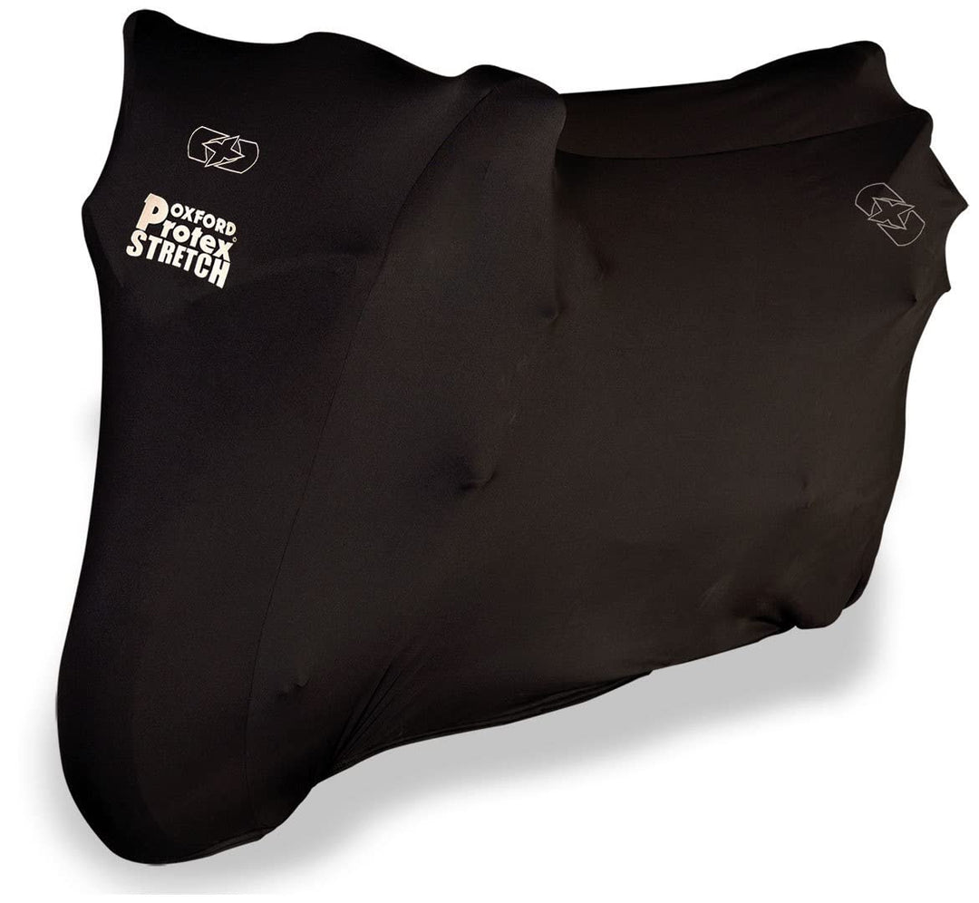 Oxford CV172 PROTEX Stretch-Passform Premium Stretch-Passform Innenraum Motorrad Abdeckung - Schwarz