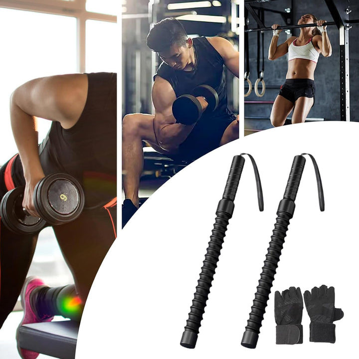 Battle Ropes, Seillose Kampfseile, Schwingseil Ohne Kabel Mit Non-Slip Griff Leicht & Tragbar Für Kr