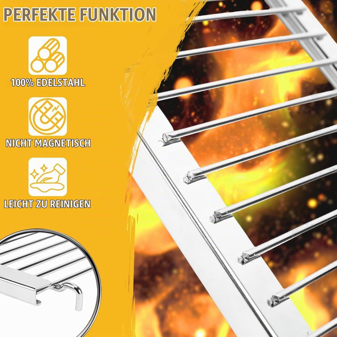 GFTIME 50-89cm Universal Warmhalterost Verstellbar für Enders Kansas II Pro, Burnhard, RÖSLE VIDERO,