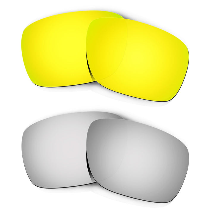 HKUCO Plus Replacement Lenses For Oakley Turbine - 2 pair Combo Pack