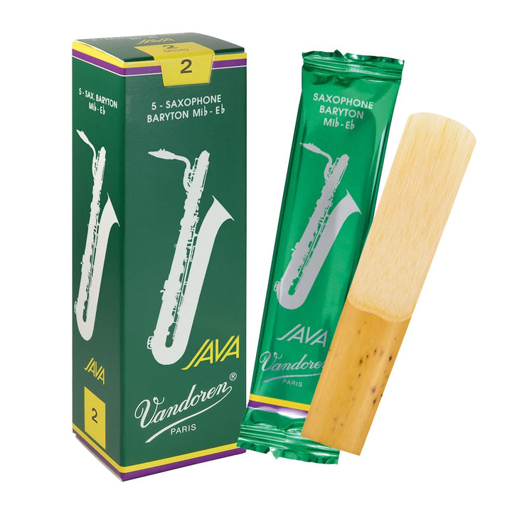Vandoren SR342 Blätter für Bari-Saxophon, Stärke 2, 5 Stück Stärke, 2, Stärke, 2