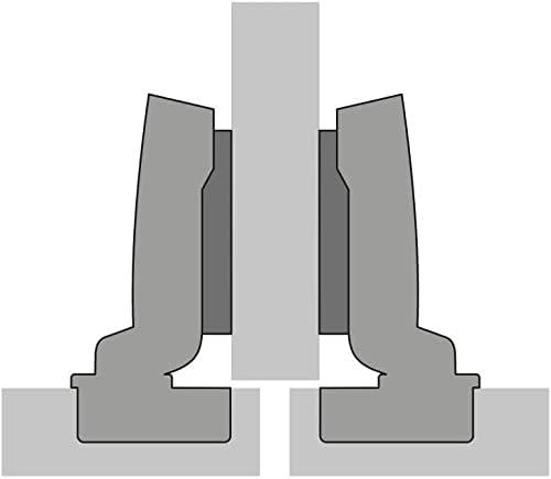 SOTECH 10 Stück Hettich Sensys Topfbänder 8645i TH52 110 Grad Mittelanschlag Höhe (Distanz) 1,5 mm m