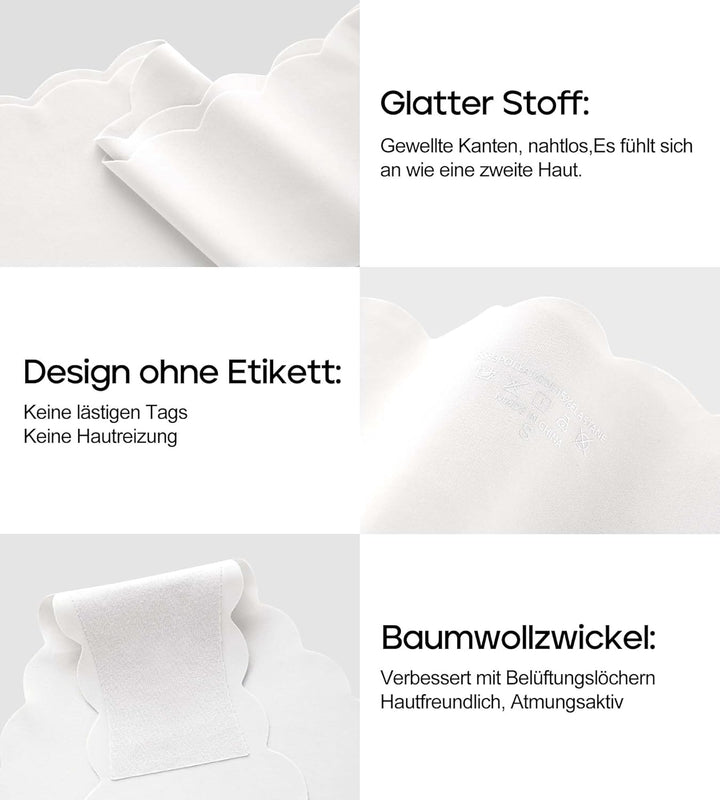 SHARICCA Damen Unterwäsche Nahtlos Slips Stretch Hipster Brazilian Slips Unsichtbar Weich Höschen Pa