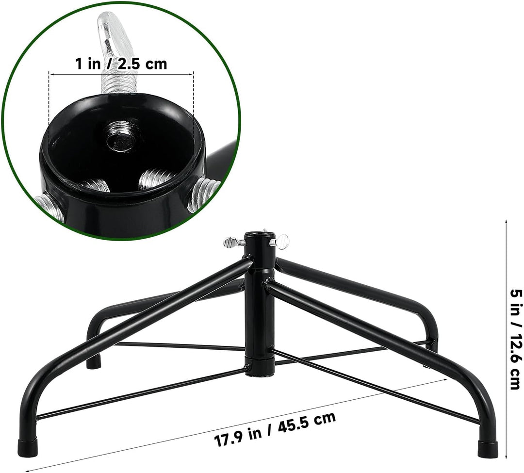 Happyyami Weihnachtsbaumständer Metall 45 cm Faltbar Baumhalter Basis Ständer Für Künstliche Weihnac