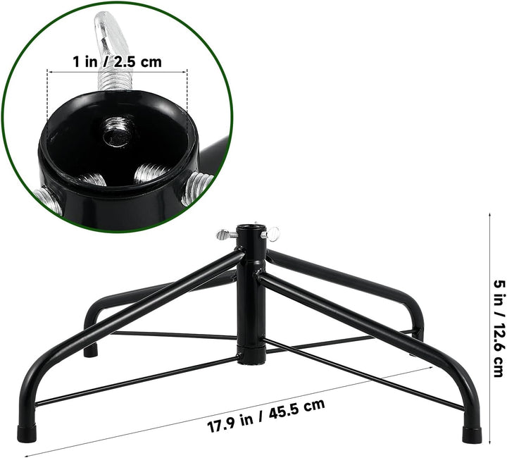 Happyyami Weihnachtsbaumständer Metall 45 cm Faltbar Baumhalter Basis Ständer Für Künstliche Weihnac