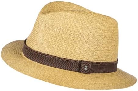 Roeckl Herren Strohhut San Diego, Natur Sonnenhut, Beige, 59