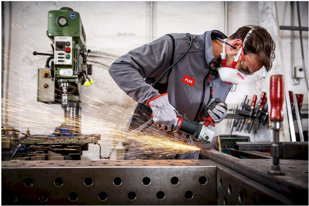 Flex Winkelschleifer L 12-11 125 (1200 W, Sanftanlauf, CDC-Elektronik, Anti-Kickback, max. Scheiben-