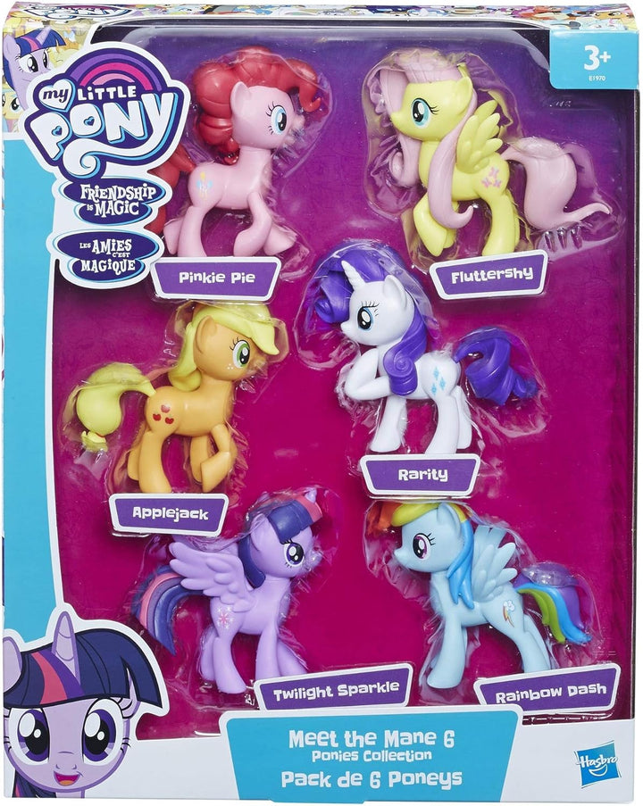 My Little Pony Treffen Sie die Mähne 6 Ponies Kollektion