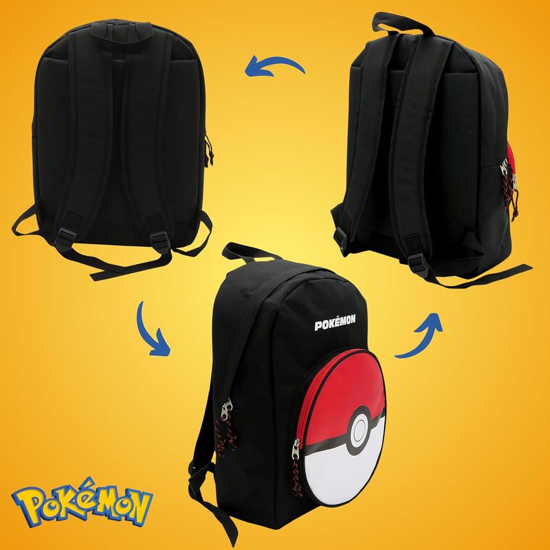 Pokemon Rucksack, Schulrucksack, Jugendrucksack, Gepäcktasche, Reiserucksack, Design Anpassbar an Ro