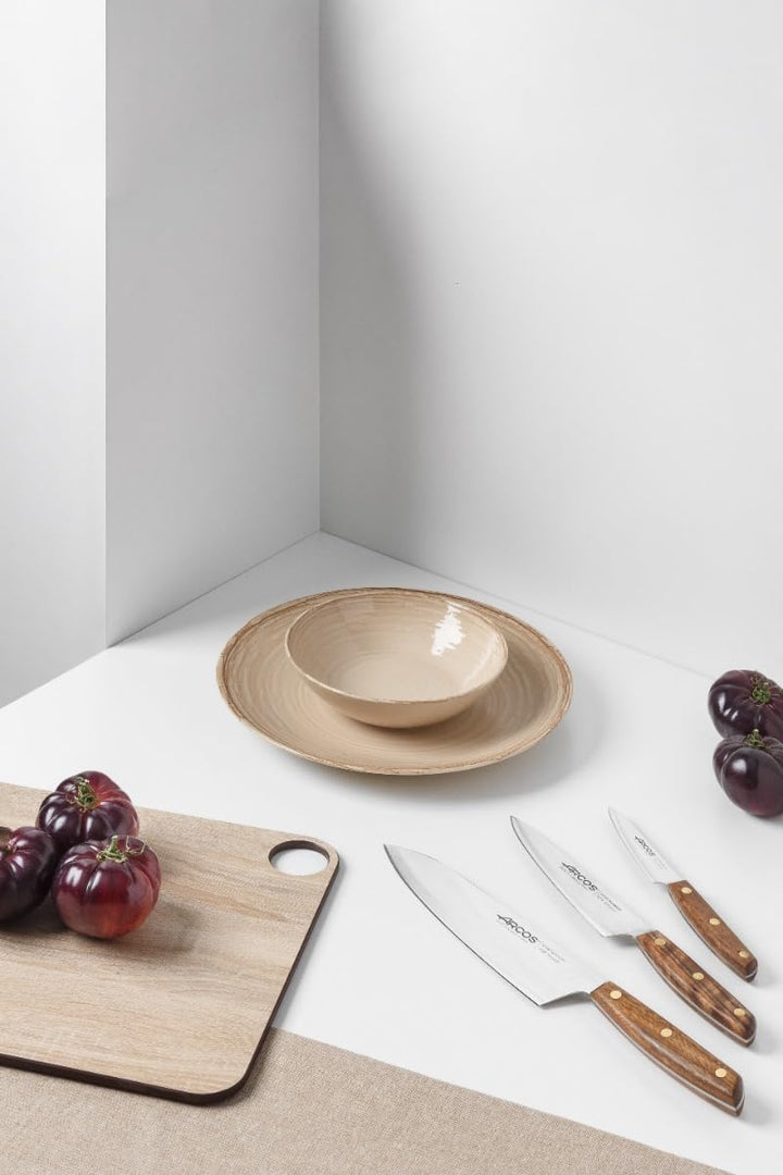 Arcos Serie Nordika - Set 3 Küchenmesser (Schälmesser + Küchenmesser + Kochmesser) - Edelstahl NITRU