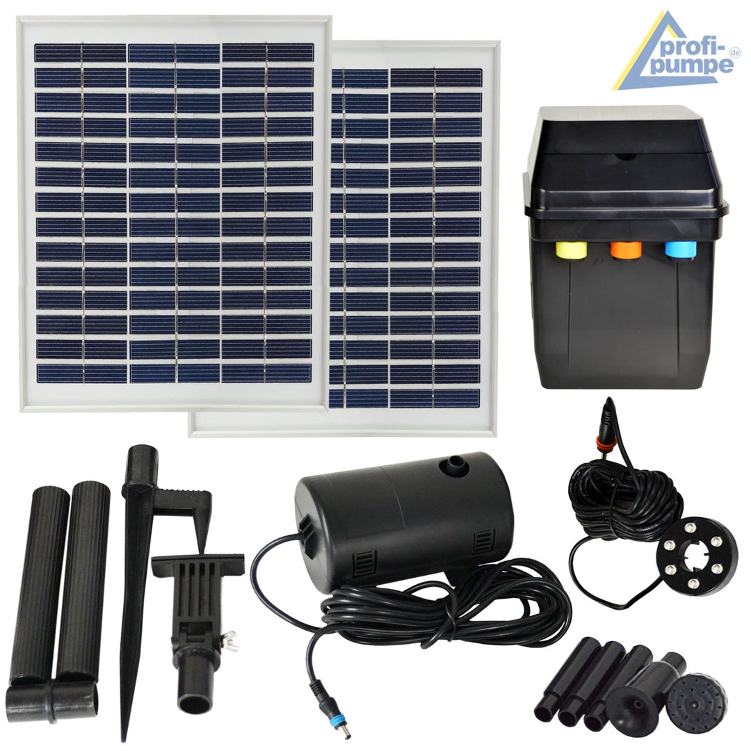 SOLAR TEICHPUMPE für GARTENTEICH SPRINGBRUNNEN GARTENBRUNNEN SOLAR TEICHPUMPE Oasis 2002-1 Solar-Tei