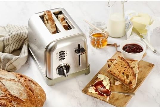 Cuisinart 2-Schlitz CPT160E Style Collection 2-Schlitz-Toaster, Edelstahl, gebürstetes Edelstahl Sta