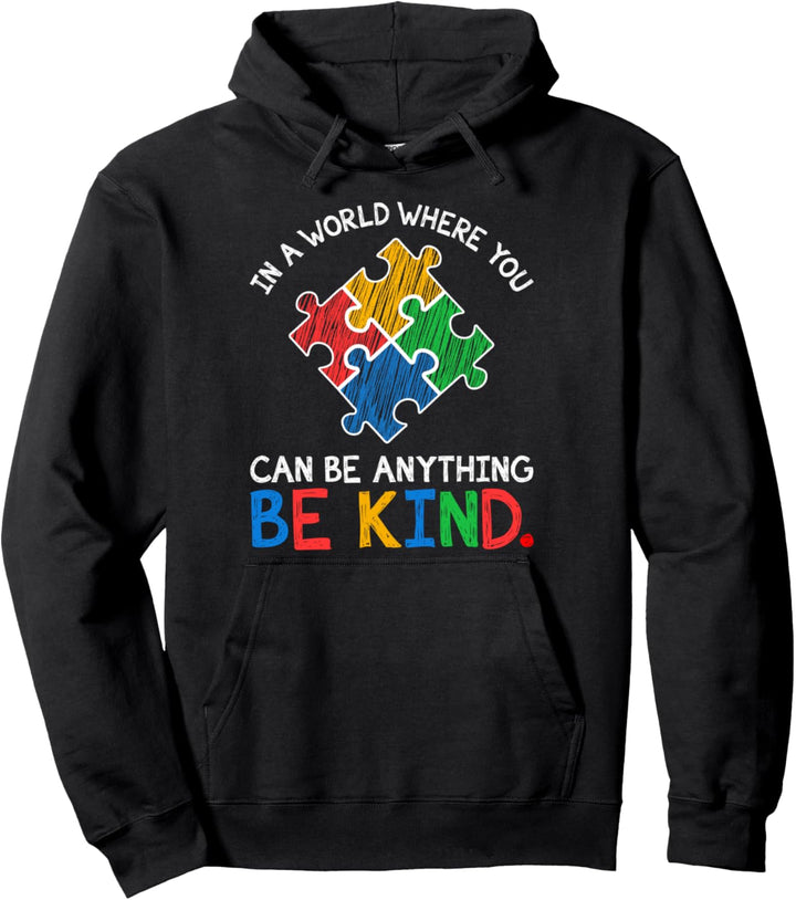 Seien Sie freundlich Autismus Bewusstsein Pullover Hoodie