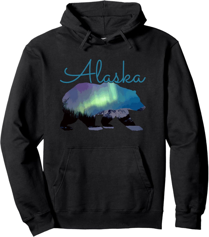 Alaska Bär Grizzly Polar Alaskan Natur Pullover Hoodie