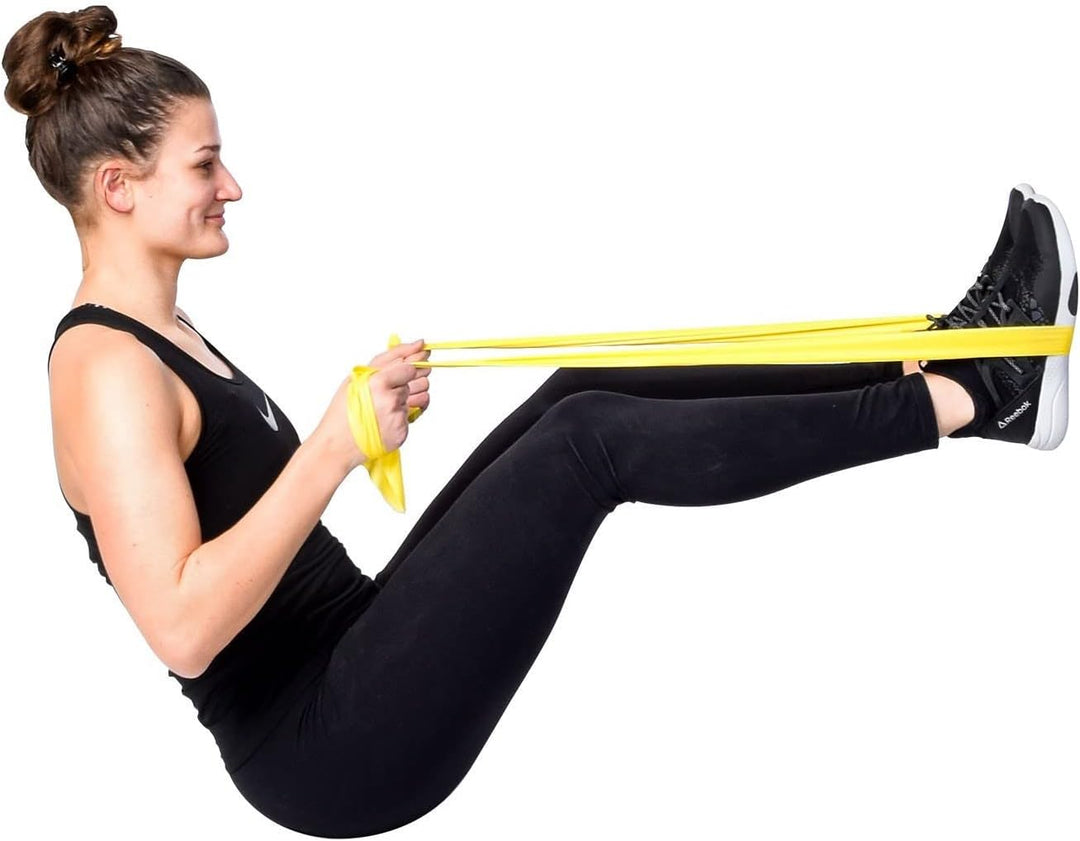DITTMANN Body Band Fitnessband Gymanstik Expander Kraft 5.5m gelb (leicht)