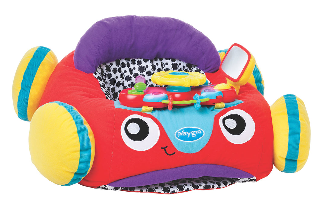 Playgro Tumble Jungle Peek in Roller P Plüschauto in versandfähiger nachhaltiger Verpackung, Plüscha