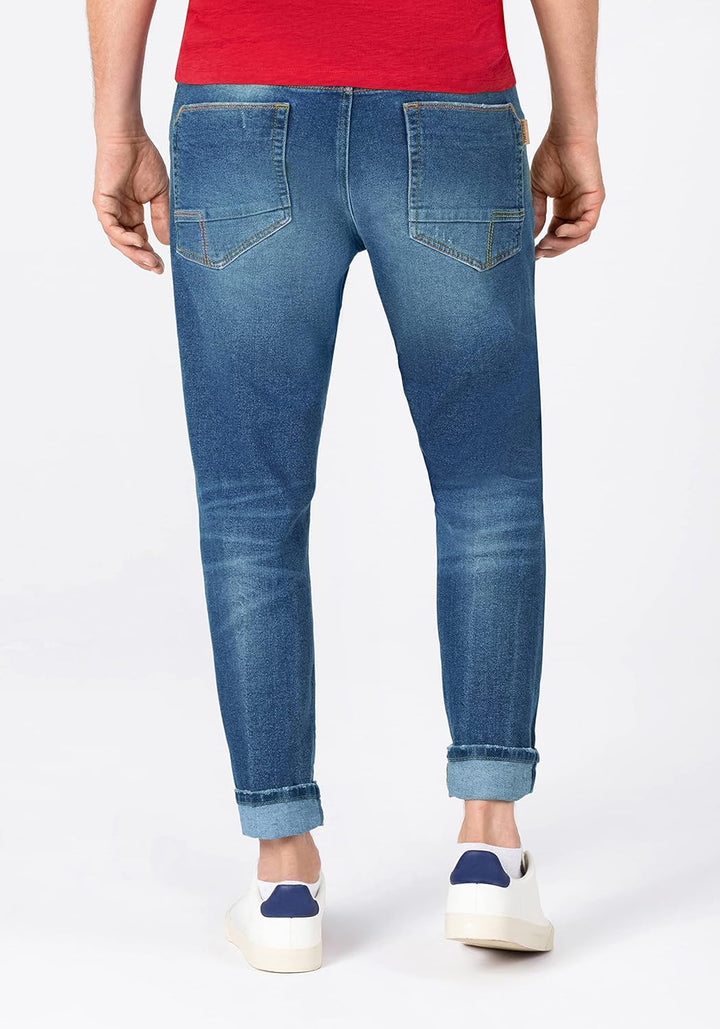 Timezone Herren Comfort Matztz Jeans, Light Riged Wash