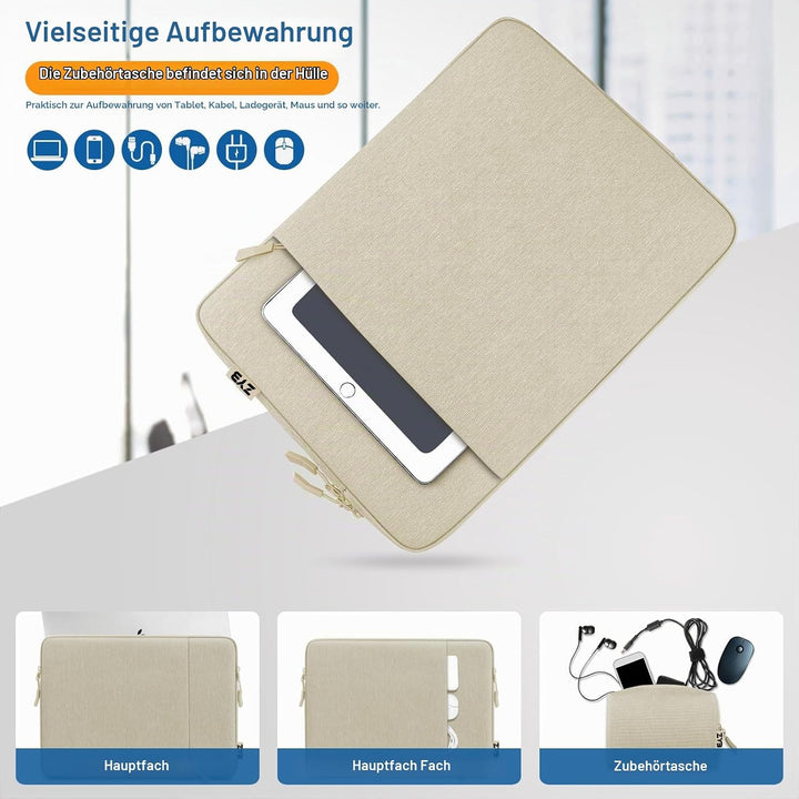ZYB 16 Zoll Laptoptasche Hülle für 2021-2026 MacBook Pro 16 M5 M4 M3 M2 M1,Mac Pro 15,Notebook Tasch