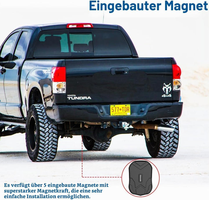 TKMARS GPS Tracker Auto Tracker für Auto 20000 Mah bis Zu 240 Tage Standby-Zeit GPS Tracker mit SIM