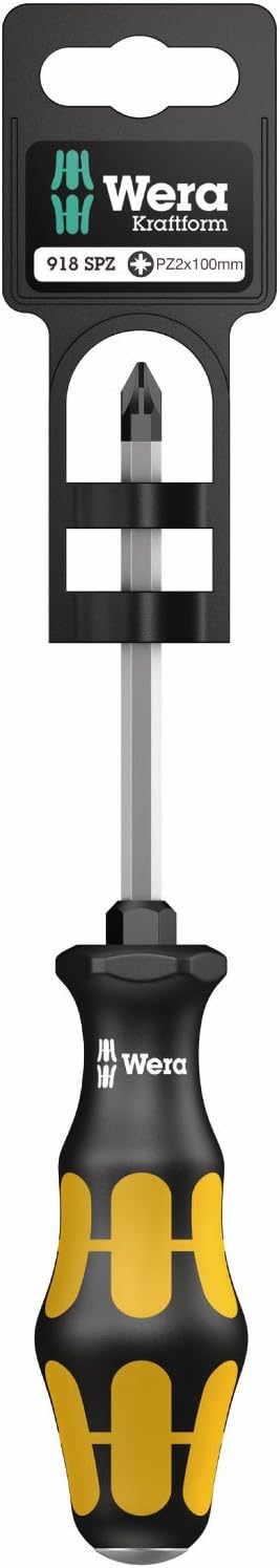 Wera 918 SPZ SB Kreuzschlitz-Schraubendreher, PZ 3 x 150 mm, 05100082001, 3 x 150