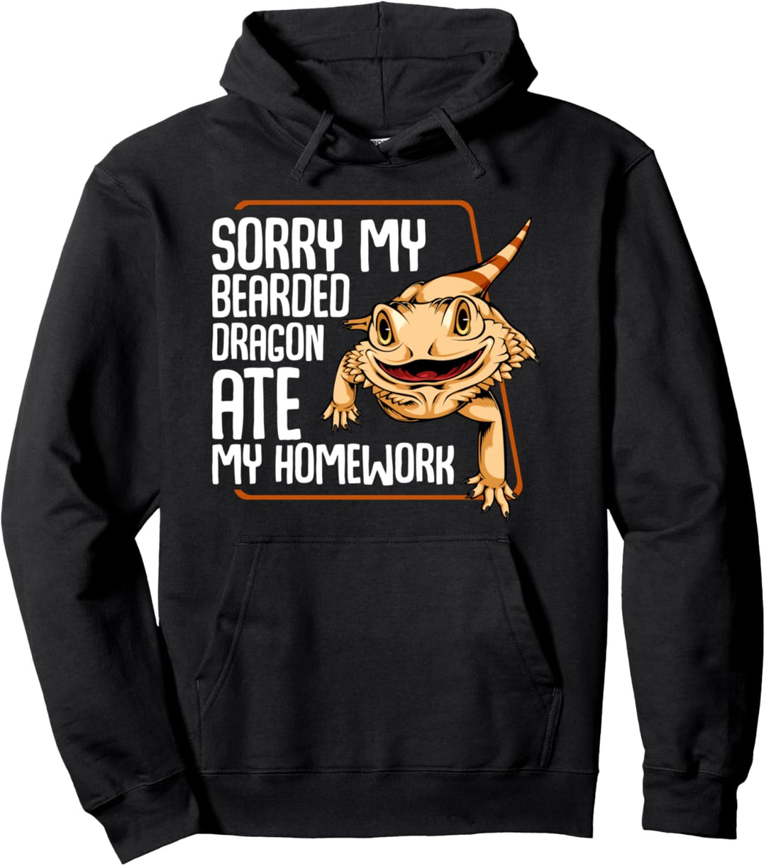 Sorry My Bearded Dragon Ate My Homework Eidechse Echse Pullover Hoodie