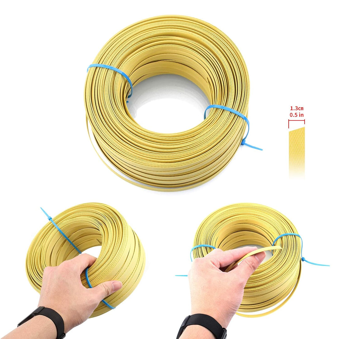 Manuelle Umreifungsset incl.Versiegelung Spanngerät 100m Umreifungsban 50 Stück Clips für Spanner PP