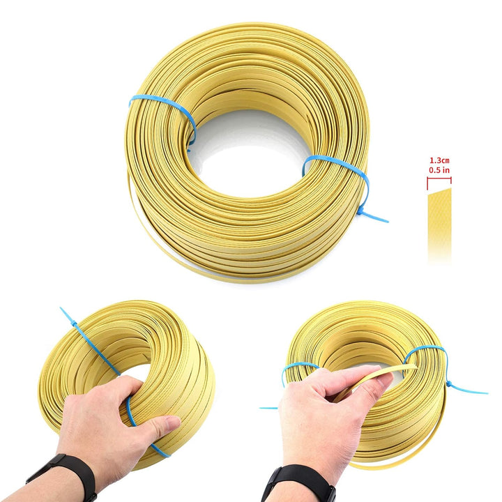 Manuelle Umreifungsset incl.Versiegelung Spanngerät 100m Umreifungsban 50 Stück Clips für Spanner PP